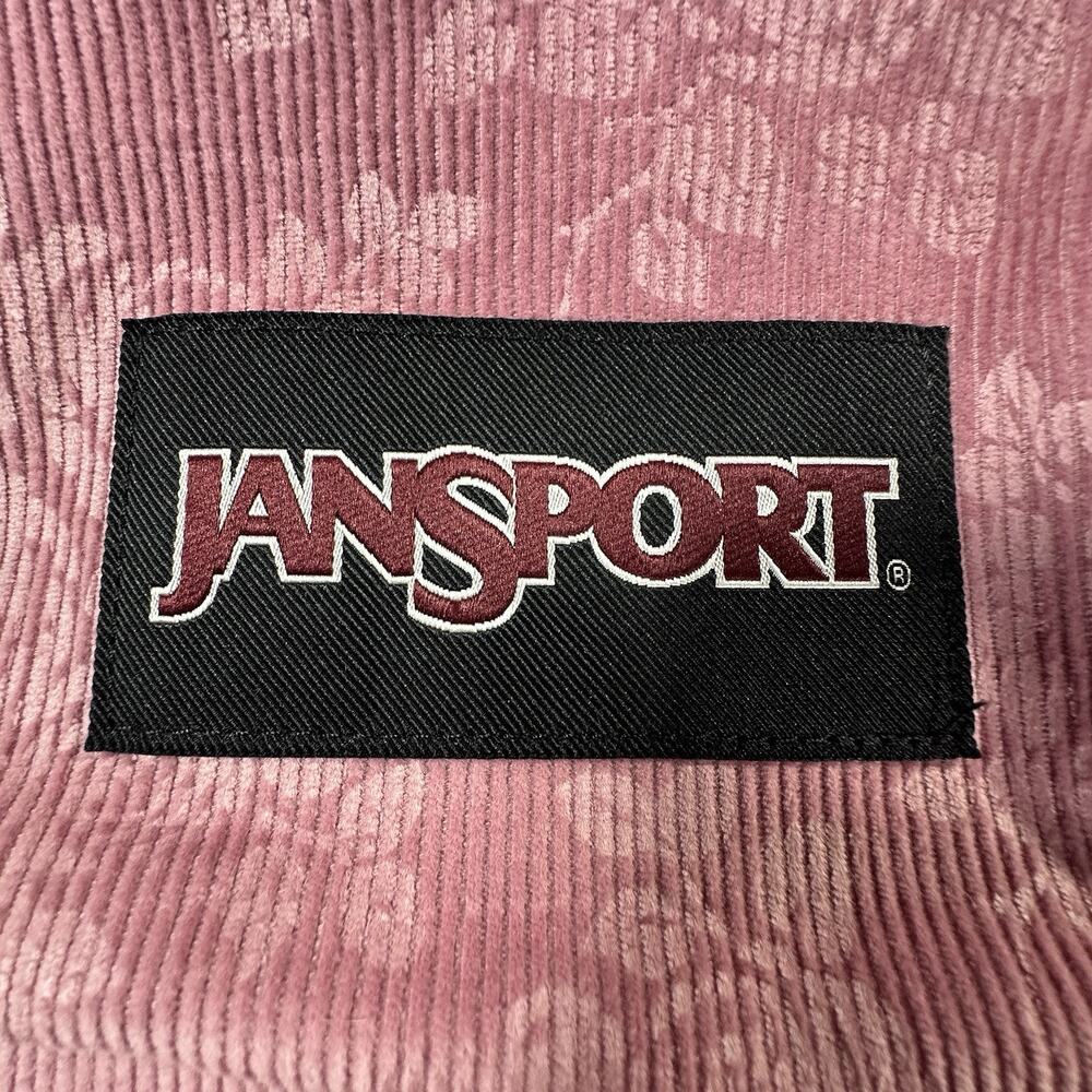 JanSport Right Pack Expressions - Vintage Pink Rose Corduroy JS00TZR60ZR CLEAN - Picture 10 of 11